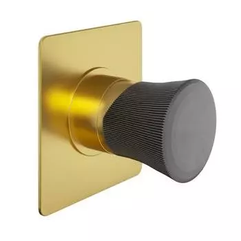 Смеситель для душа Paini Domus 18PJ690PZ встраиваемый, без душевой лейки, матовое золото