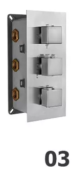 Смеситель для душа RGW Shower Panels SP-41-03 с термостатом