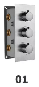 Смеситель для душа RGW Shower Panels SP-41-01 с термостатом
