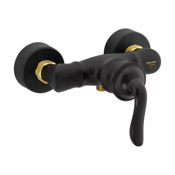 Смеситель для душа Shouder Luka 0200017 черный, золото