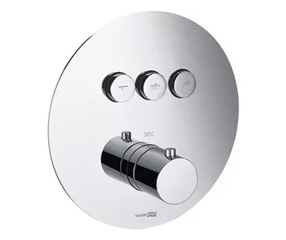 Смеситель для душа Wasserkraft Dinkel 5844 Thermo встраиваемый, хром