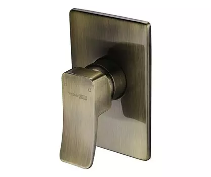 Смеситель для душа Wasserkraft Exter 1651 встраиваемый, светлая бронза