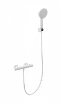Смеситель для душа WONZON & WOGHAND INN WW-B2065-A-MW белый, с термостатом