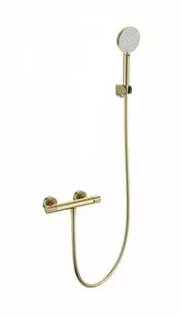Смеситель для душа WONZON & WOGHAND INN WW-B2063-A-BG золото, с термостатом