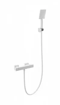 Смеситель для душа WONZON & WOGHAND STAY WW-B2062-A-MW белый, с термостатом