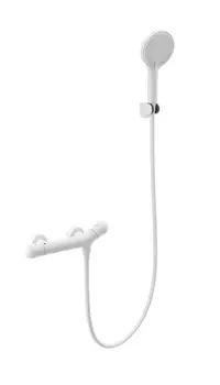 Смеситель для душа WONZON & WOGHAND WW-B2057-A-MW с термостатом, белый