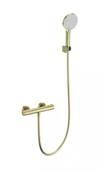 Смеситель для душа WONZON & WOGHAND INN WW-B2065-A-BG с термостатом, золото