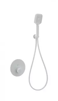 Смеситель для душа WONZON & WOGHAND WW-D1017-A-MW с термостатом, белый