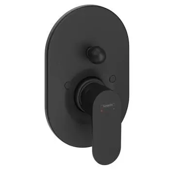Смеситель для душа встраиваемый Hansgrohe Rebris S 72449670 черный матовый