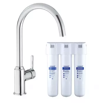 Смеситель для кухни 2в1 с фильтром Swedbe Selene Plus К8041К