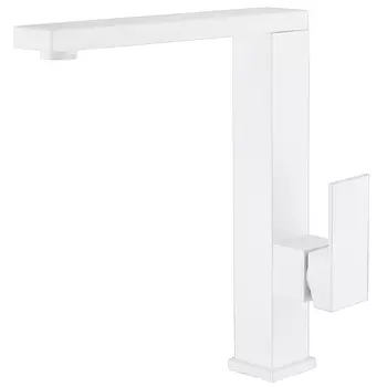 Смеситель для кухни Abber Daheim AF8214W белый матовый