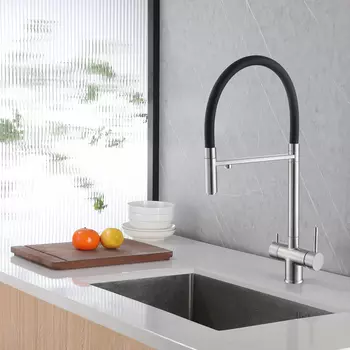 Смеситель для кухни Abber Wasser Kreis AF81141SP сатин