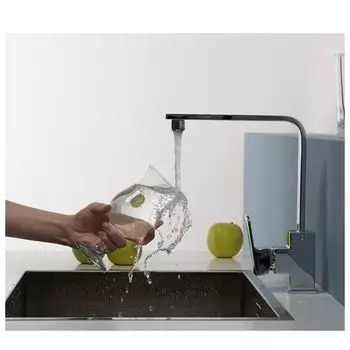 Смеситель для кухни Aquanet Cubic SD90445 хром