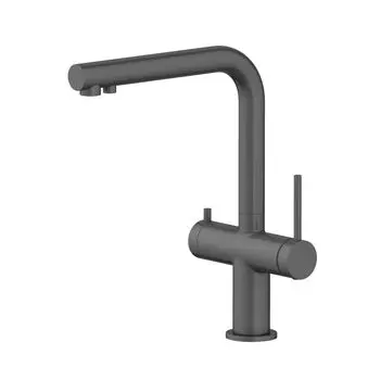 Смеситель для кухни Aquatek Европа AQ1385BGM черный, хром