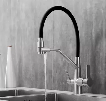 Смеситель для кухни BOCH MANN Else bn BM10426 матовый никель