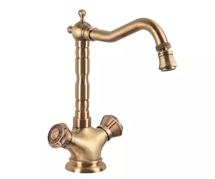 Смеситель для кухни Bronze de Luxe 10105K/1 с поворотным аэратором
