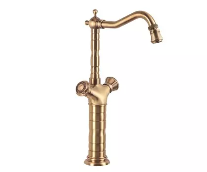 Смеситель для кухни Bronze de Luxe 21973K/1 с поворотным аэратором