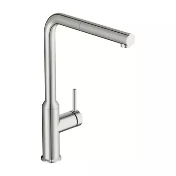 Смеситель для кухни Cersanit Flavis A64860 с выдвижным изливом, хром