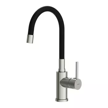 Смеситель для кухни Cersanit Melar 68235 черный, сатин