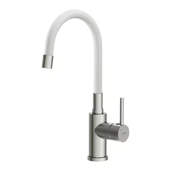 Смеситель для кухни Cersanit Melar 68236 белый, сатин