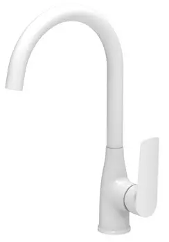 Смеситель для кухни Esko Lagos White LG519W белый матовый