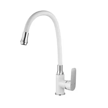 Смеситель для кухни Fashun A4082-8 белый