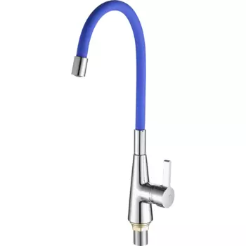 Смеситель для кухни Fashun A4153+B01 хром, синий