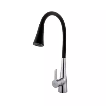 Смеситель для кухни Fashun A4153+B14 хром, черный