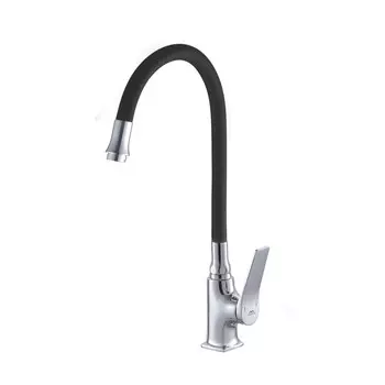 Смеситель для кухни Fashun A4186-7 хром, черный