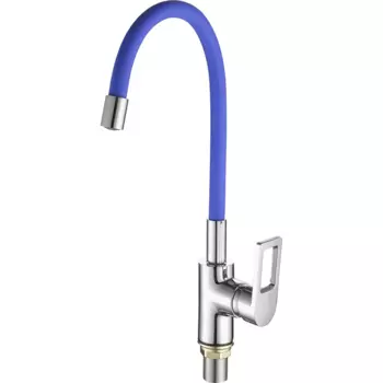 Смеситель для кухни Fashun A4253+B01 хром, синий