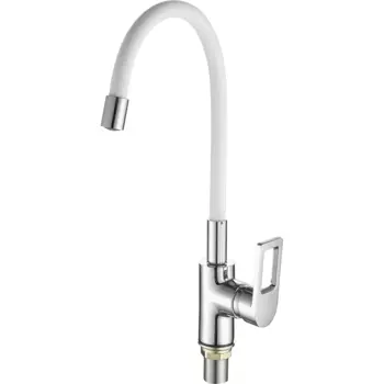 Смеситель для кухни Fashun A4253+B03 хром, белый