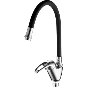 Смеситель для кухни Fashun A4403+A7250 хром, черный