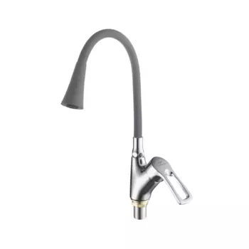 Смеситель для кухни Fashun A4466+A7357 хром, серый