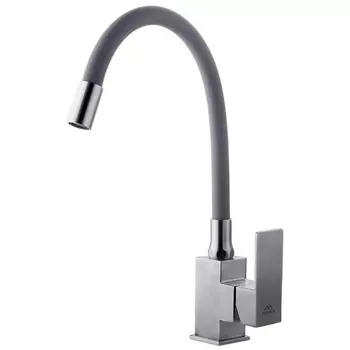 Смеситель для кухни Fashun A54302-12 сатин, серый