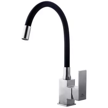 Смеситель для кухни Fashun A54302-7 сатин, черный