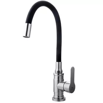 Смеситель для кухни Fashun A54401-7 сатин, черный