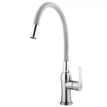 Смеситель для кухни Fashun A54801-12 сатин, серый