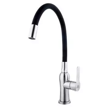 Смеситель для кухни Fashun A54801-7 сатин, черный