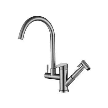 Смеситель для кухни Fashun A56005 сатин