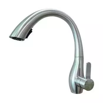 Смеситель для кухни Fashun A56016 сатин