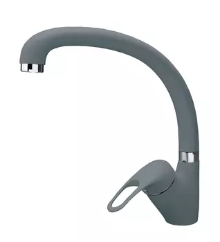 Смеситель для кухни Florentina Омега 313.12H.1123.307 серый шелк