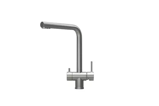 Смеситель для кухни Granula Kitchen Space 7011, СТАЛЬ МАТОВАЯ