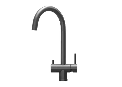 Смеситель для кухни Granula Kitchen Space 7104, ГРАФИТ МАТОВЫЙ