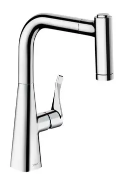 Смеситель для кухни Hansgrohe Metris 73800000 хром