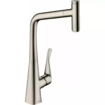 Смеситель для кухни Hansgrohe Metris Select 14884800 нержавеющая сталь