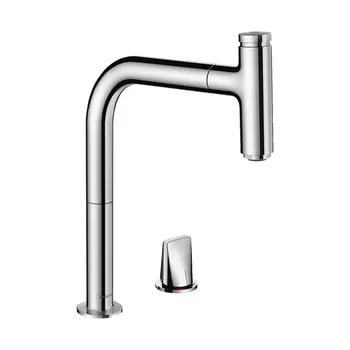 Смеситель для кухни Hansgrohe Metris Select 73804000 хром