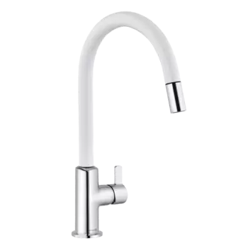 Смеситель для кухни Kludi Bingo Star XS 468519378 хром-белый