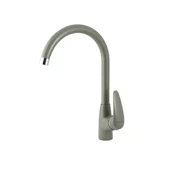 Смеситель для кухни Lemark Linara LM0405PGS серый шелк