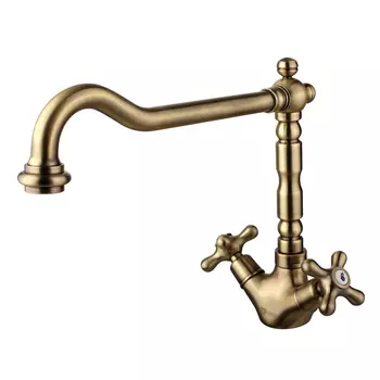 Смеситель для кухни Lemark Vintage LM2805B бронза
