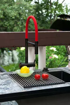 Смеситель для кухни Omoikiri Kanto-BN-WH 4994298 матовый хром, белый